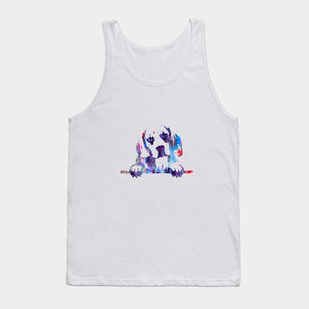 Beagle Tank Top by RosaliArt